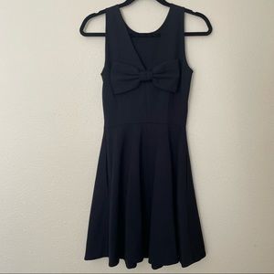Kate Spade Black Dress with Bow on Back with Pockets